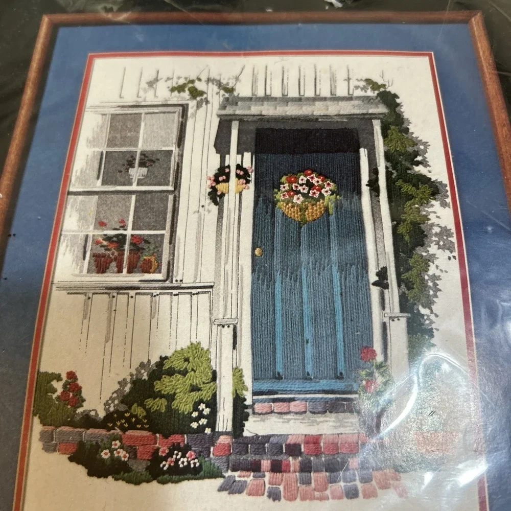 Dimensions Crewel Kit - COUNTRY HOSPITALITY‎ #1256 Made in 1983 14